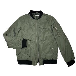 H&M Kids Olive Bomber Jacket